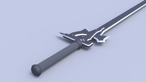 anime sword model