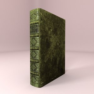 3D old book model