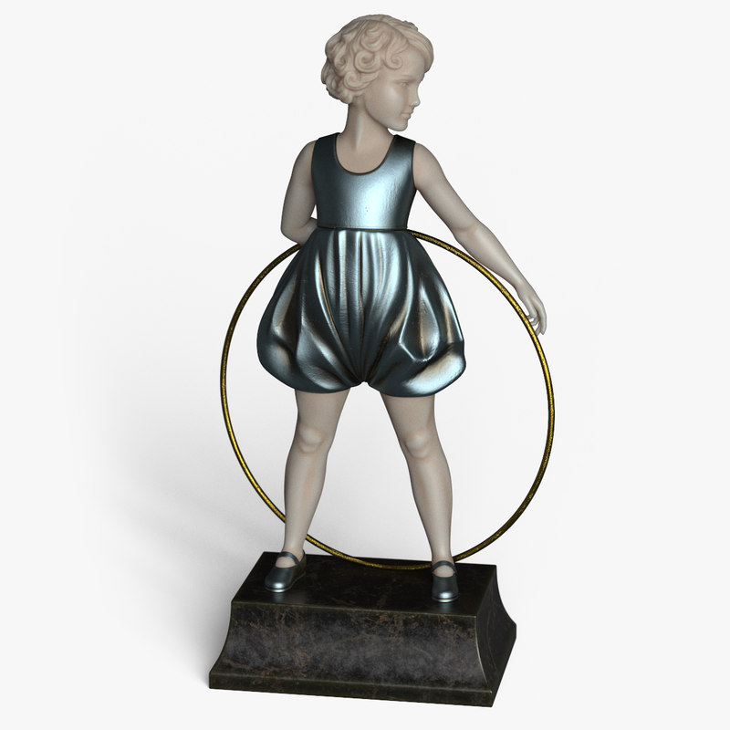 Girl statue 3D model - TurboSquid 1403999