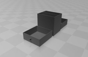 3D scalable drawer