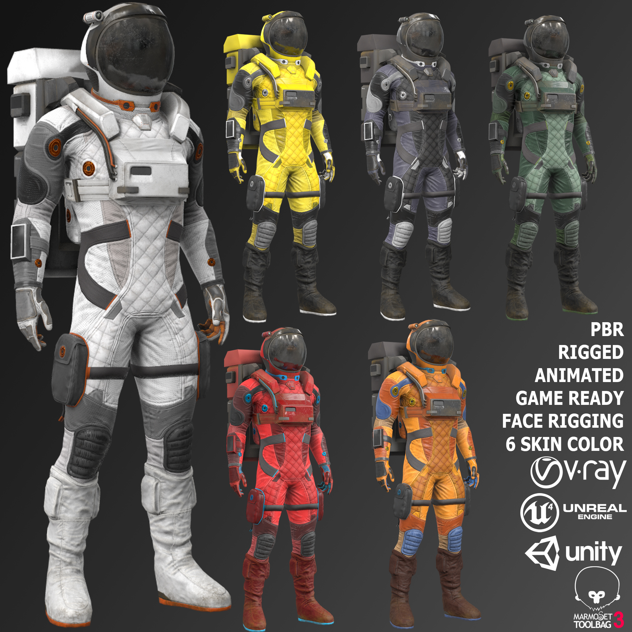 Suit sci fi 3D model - TurboSquid 1366216