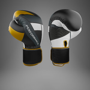 3D model boxing gloves