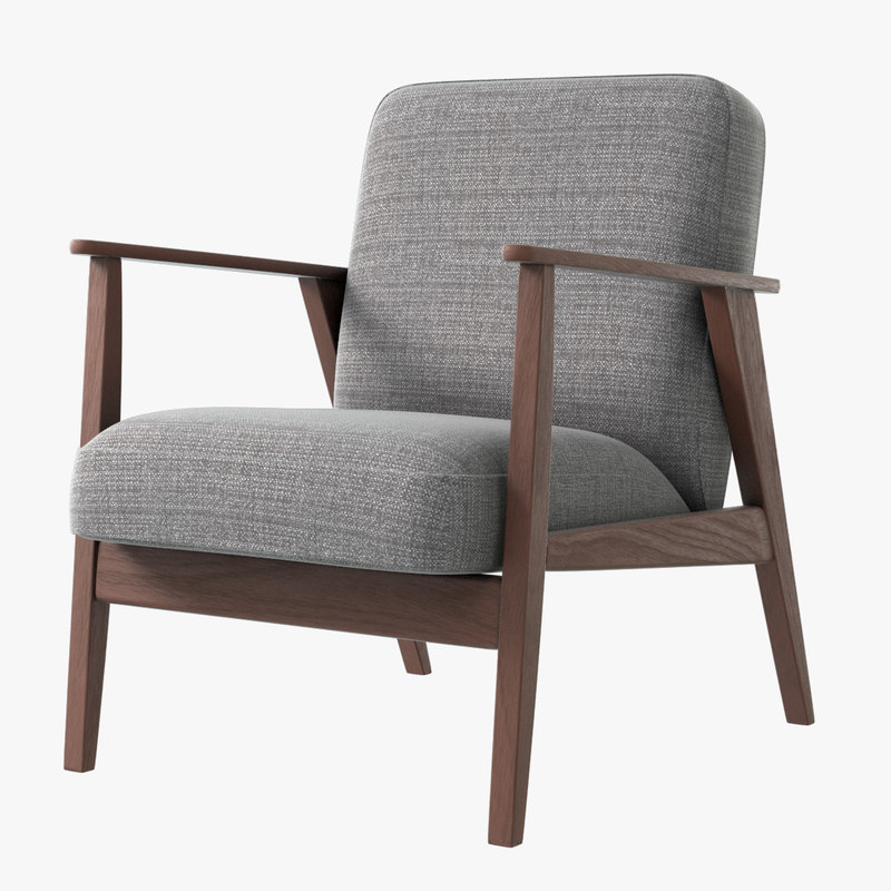 Realistic ikea ekenaset armchair 3D model TurboSquid 1404451