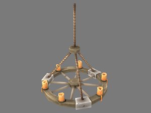 medieval chandelier model