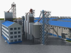 factory building 3D