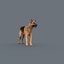dog animation - 3D model