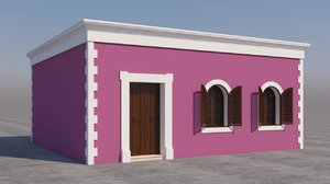 3D model mexican house games