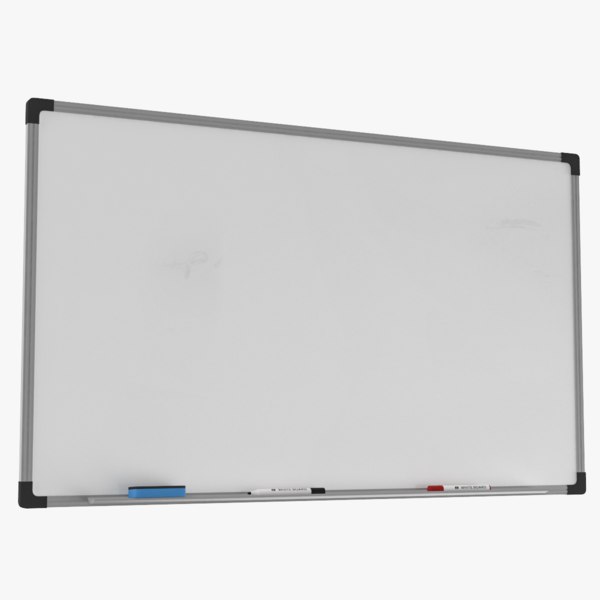 white board markers 3D model