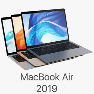 3D apple macbook air 13-inch