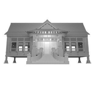 malaysia transitional house 3D model