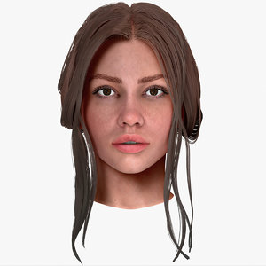 zbrush woman michelle head model
