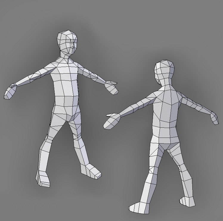 human figure model online