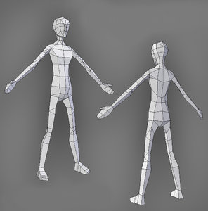 3D Skinny Models | TurboSquid