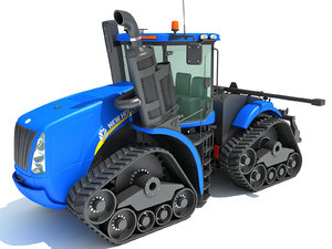new holland track tractor 3D