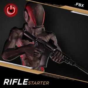 [FBX] Rifle Starter: 3D Character Animation Set