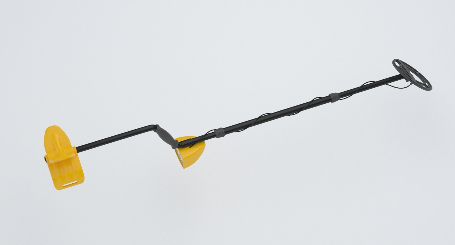 3d generic metal detector d-coil model