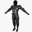 sci-fi soldier armor 3D model