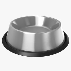 3D dog food bowl model