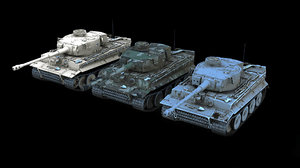 tiger tanks 3D model