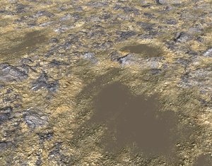 Rocky terrain Seamless PBR Texture