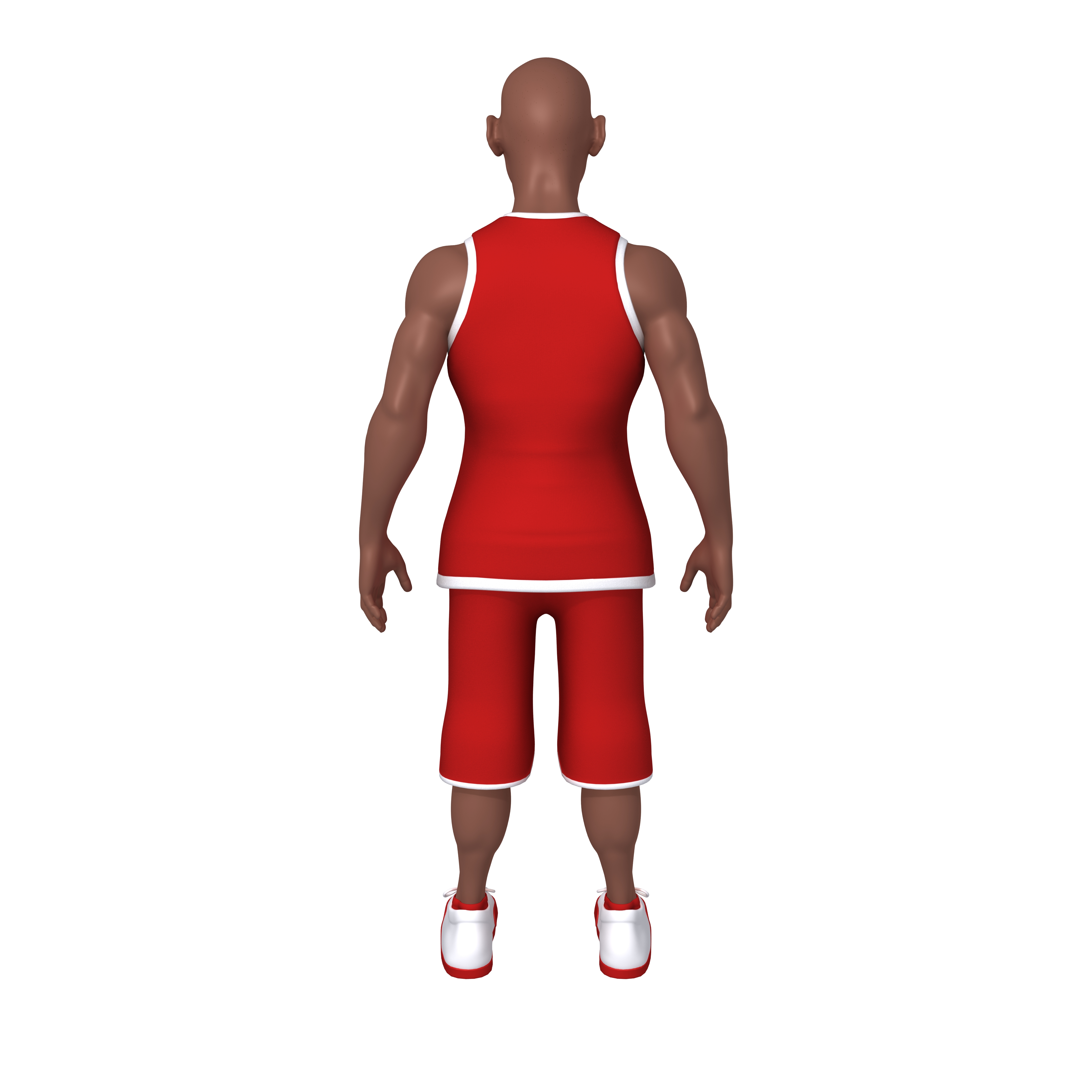 3D cartoon basketball player - TurboSquid 1405695