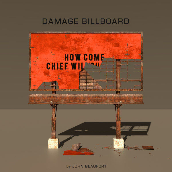 3D damage billboard model