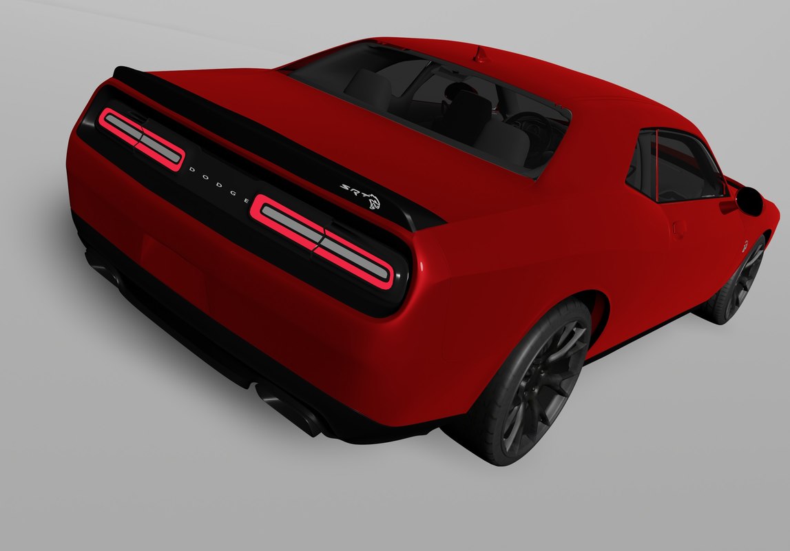 Dodge challenger hellcat 3D - TurboSquid 1405860