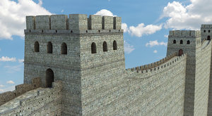 3D model castle
