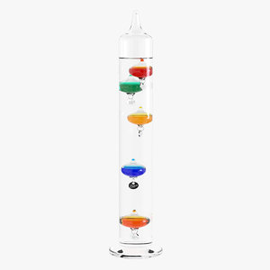 galilean thermometer indoor 3D model