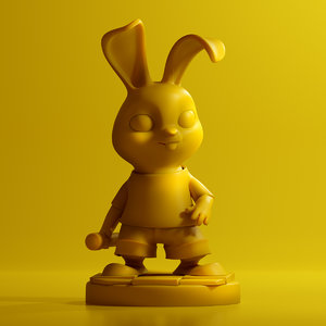 3D rabbit animation characters