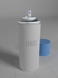 bug repellent spray 3D model