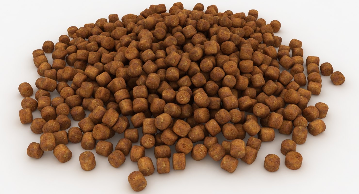 3D dog food 2 pile TurboSquid 1406306