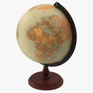 antique globe 3D model