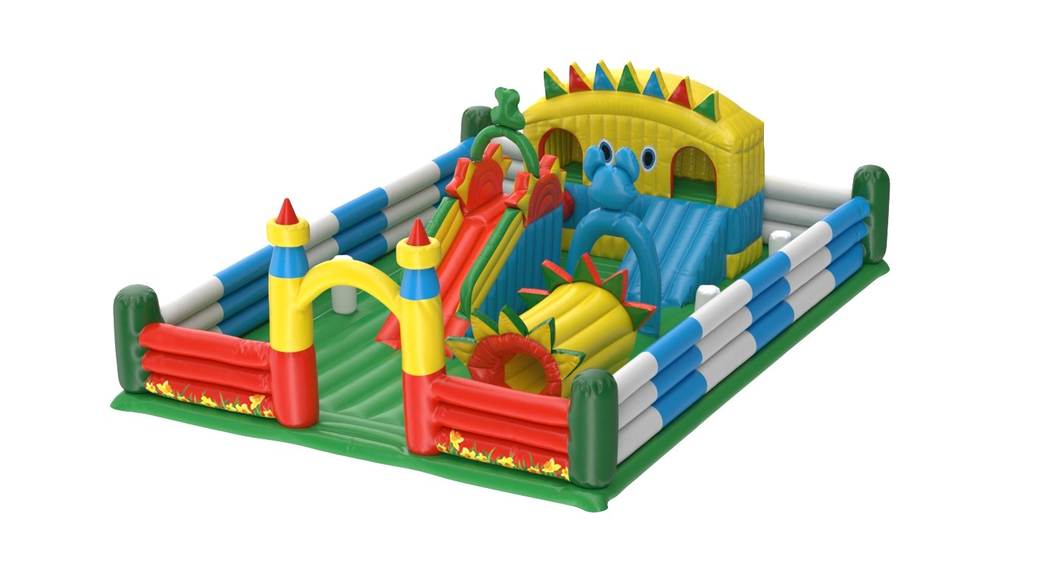 3D model realistic inflatable playground TurboSquid 1406332