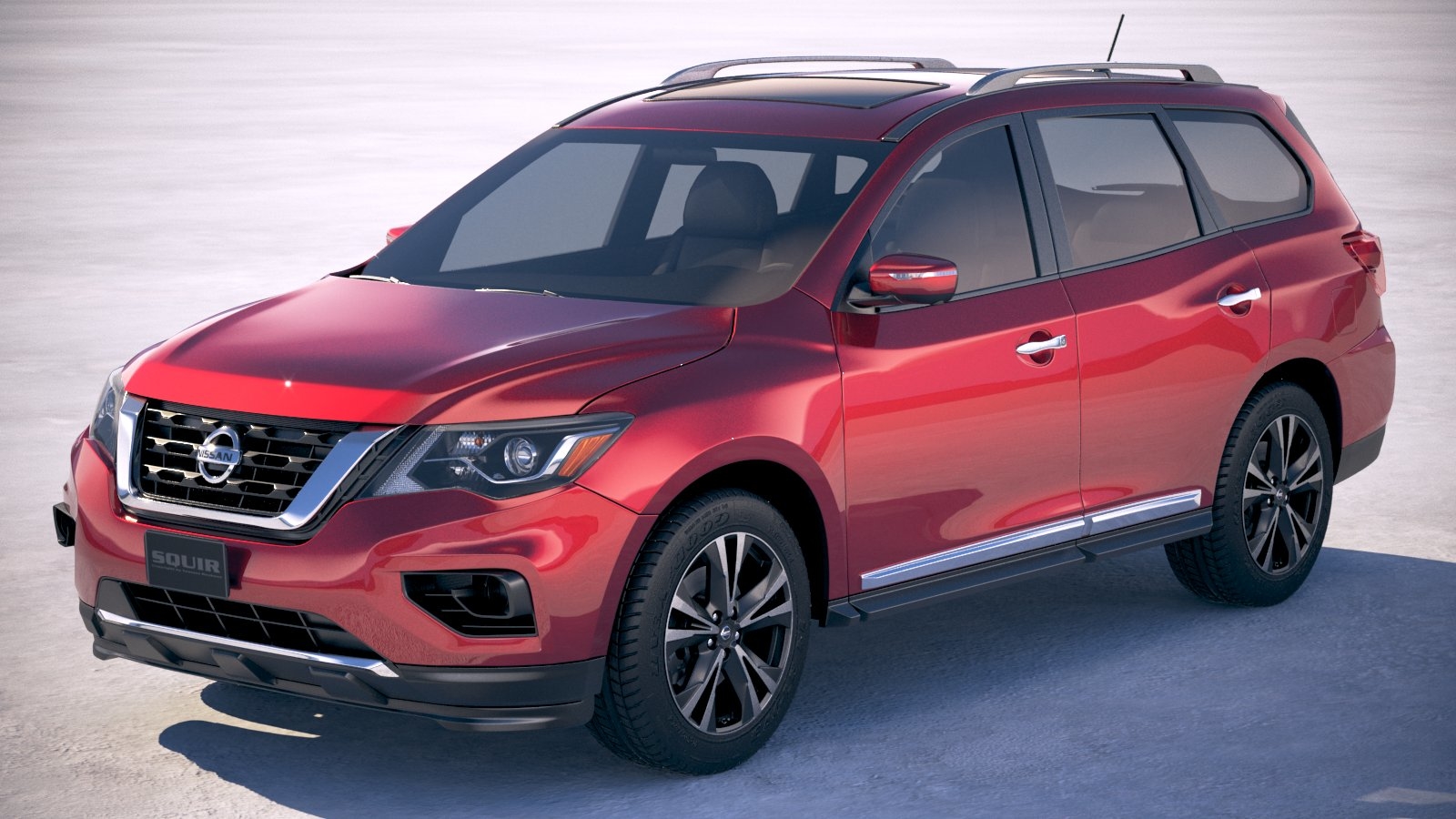 Nissan pathfinder 2019 3D model - TurboSquid 1406319