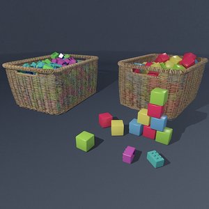 industrial toy basket