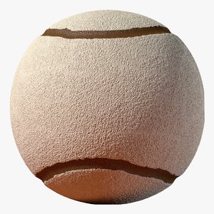 3D model realistic tennis ball
