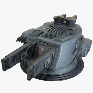 heavy plasma cannon 2 3D model