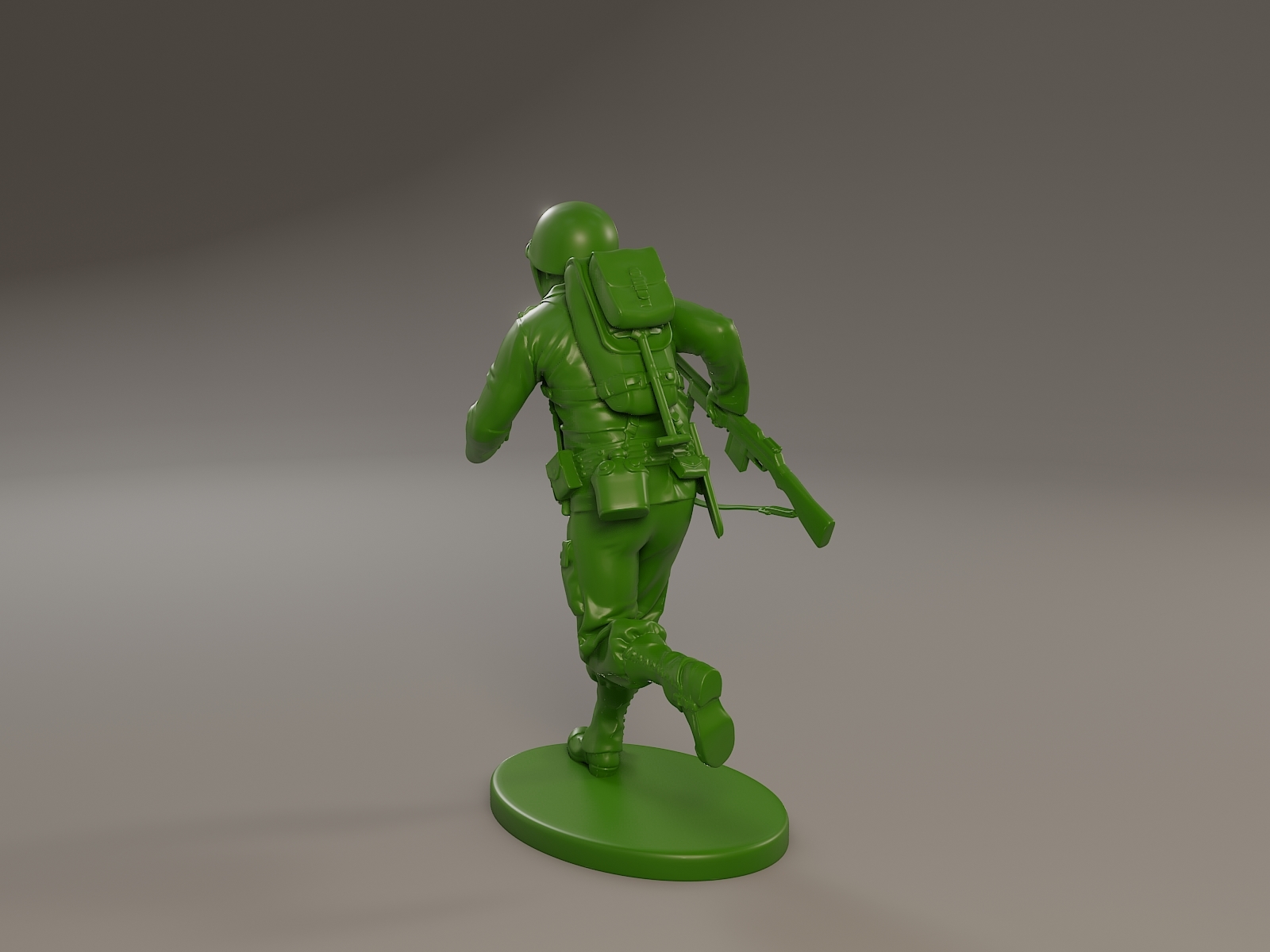 美国士兵ww2跑a33d模型