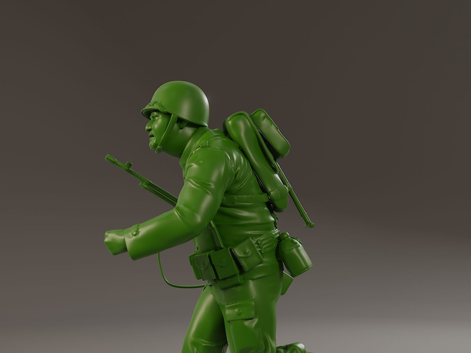 美国士兵ww2跑a33d模型