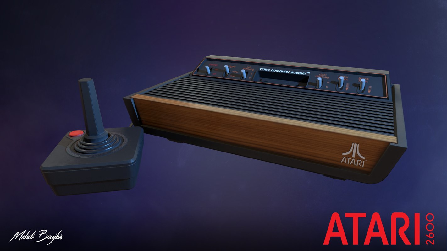 3D model console atari 2600 ready - TurboSquid 1406725