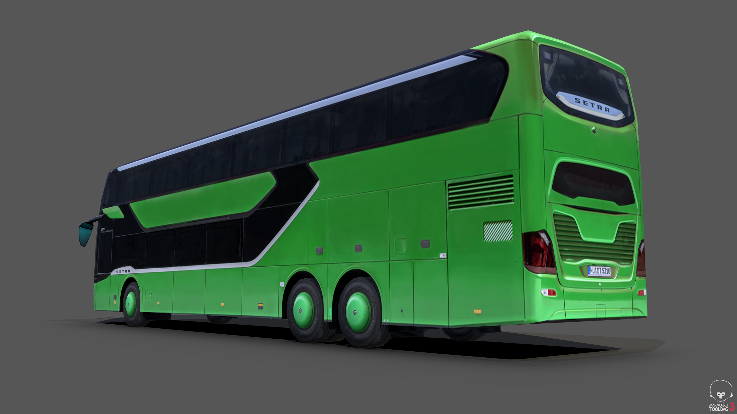 Setra s 531 dt model - TurboSquid 1406717