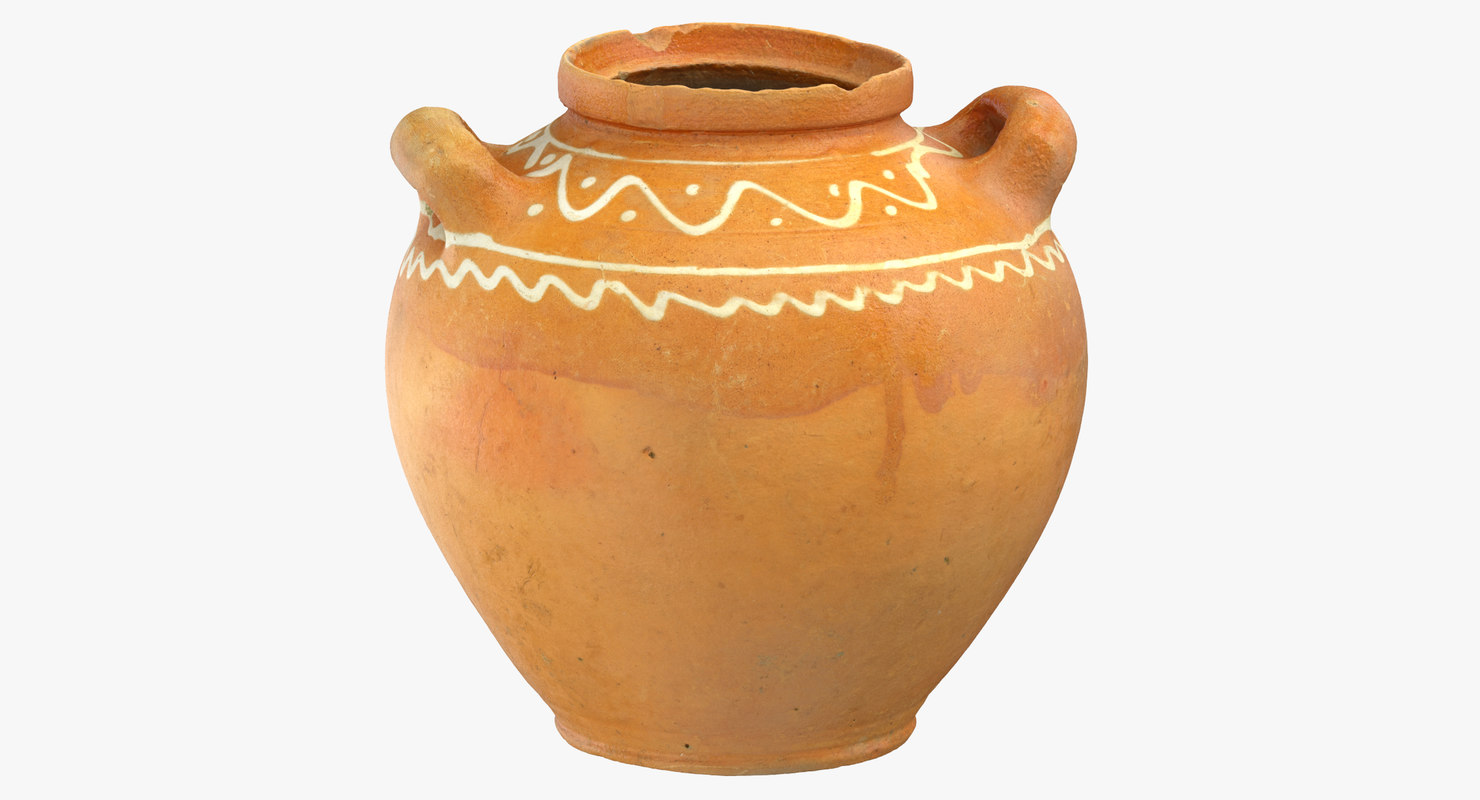 3D model clay pot  01 TurboSquid 1406745