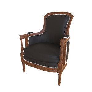antique chair 3D