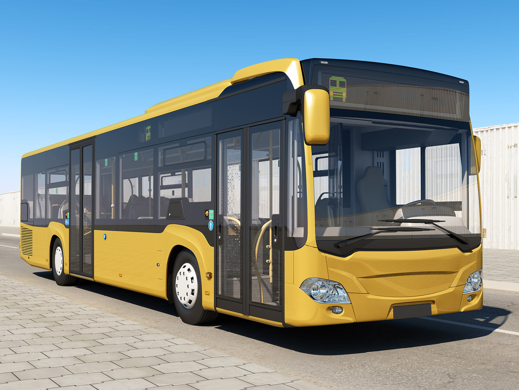 3D generic city bus model - TurboSquid 1406803