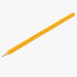 yellow pencil model
