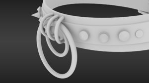 3D model o-ring choker