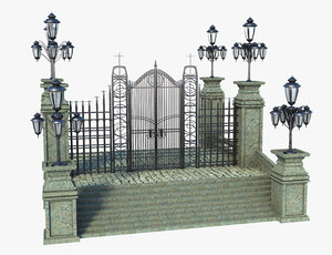 3D fantasy gate classic