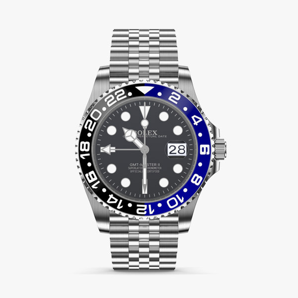 3D rolex gmt master model