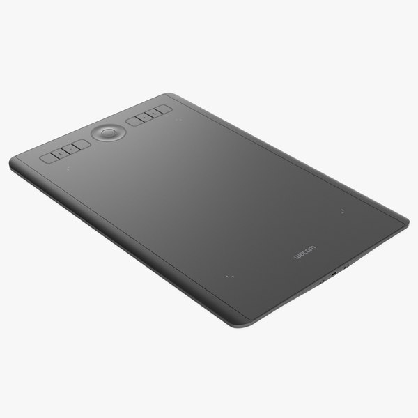 wacom intuos pro tablet 3D model